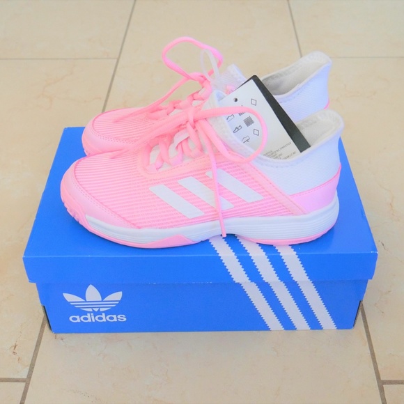 adidas Other - Adidas Kids Pink Adizero Club Shoes
